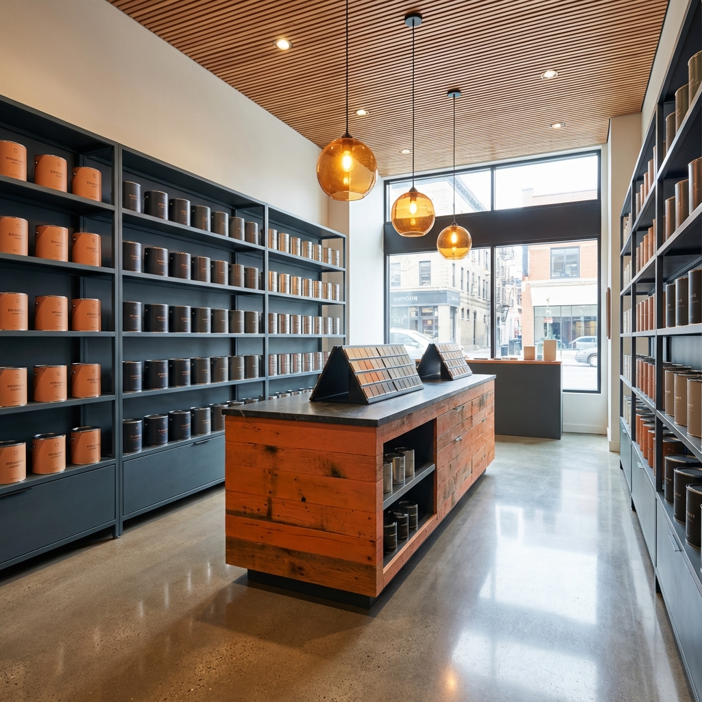 Paint Store Interior